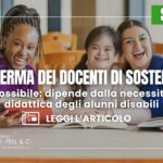 docenti di sostegno