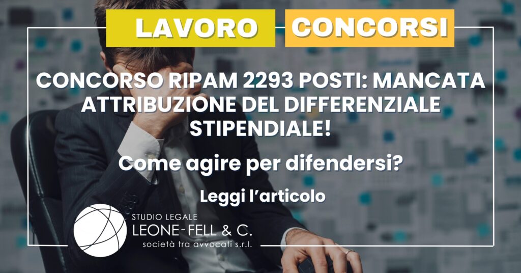 ripam differenziale stipendiale