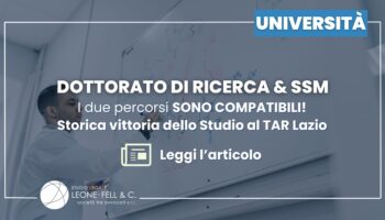 Dottorato di ricerca SSM