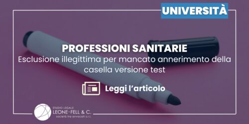 PROFESSIONI Sanitarie