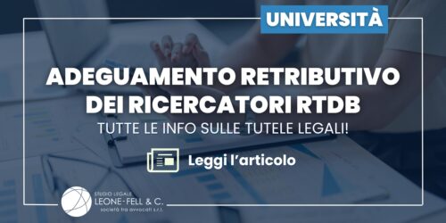 adeguamento retributivo ricercatori