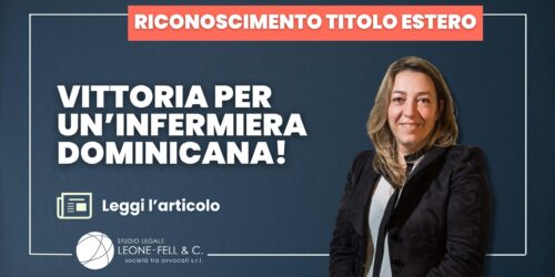 riconoscimento titolo estero