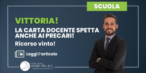 ricorso carta docente