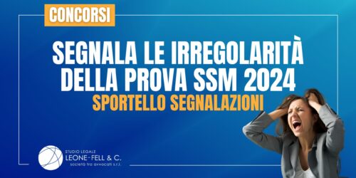 ssm irregolarità