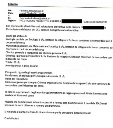 anni successivi al primo