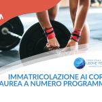 imm numero programmato – scienze motorie