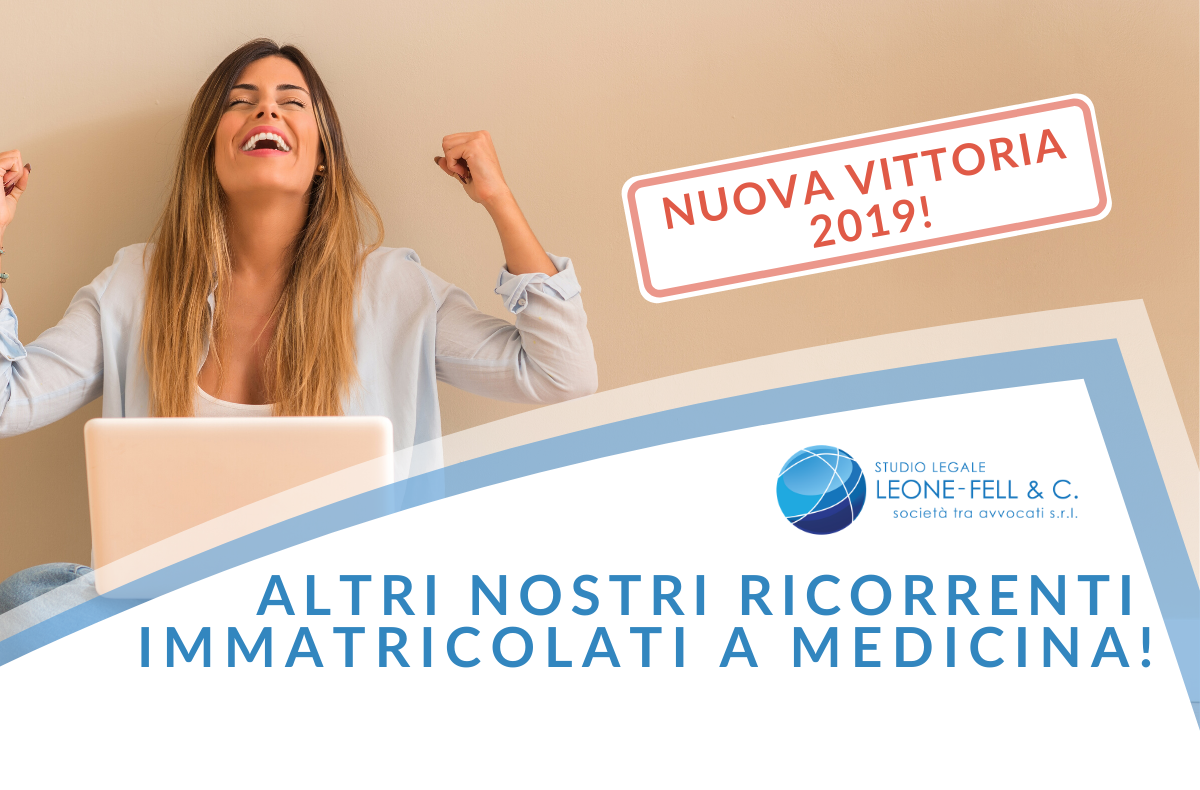altri immatricolati 2019 medicina avvocato leone