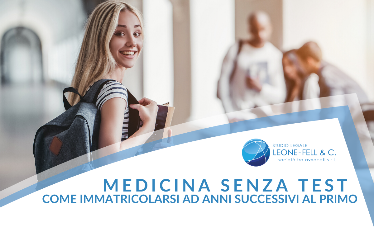 Medicina senza test: come immatricolarsi ad anni successivi al primo