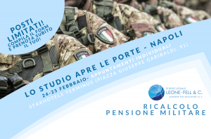 ricalcolo pensione militare