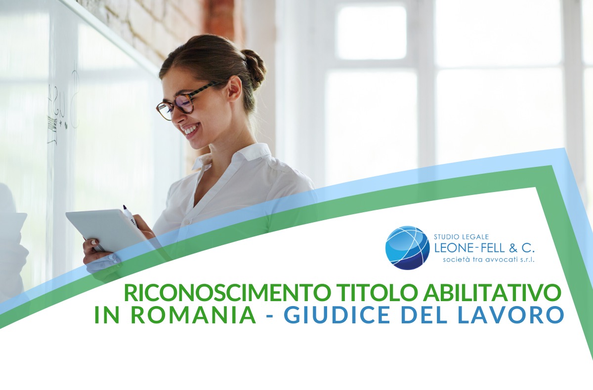 riconoscimento titolo abilitativo in romania