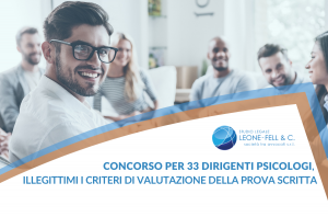 33 dirigenti psicologi