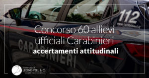 60 allievi ufficiali carabinieri