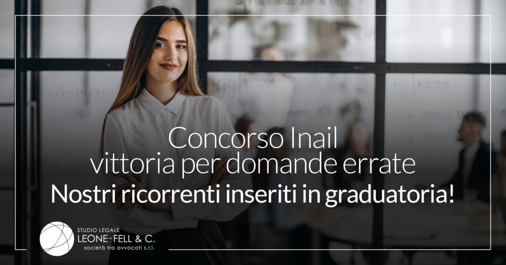 concorso inail banner