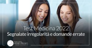 Test medicina irregolarità