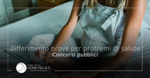 Differimento prove per problemi di salute