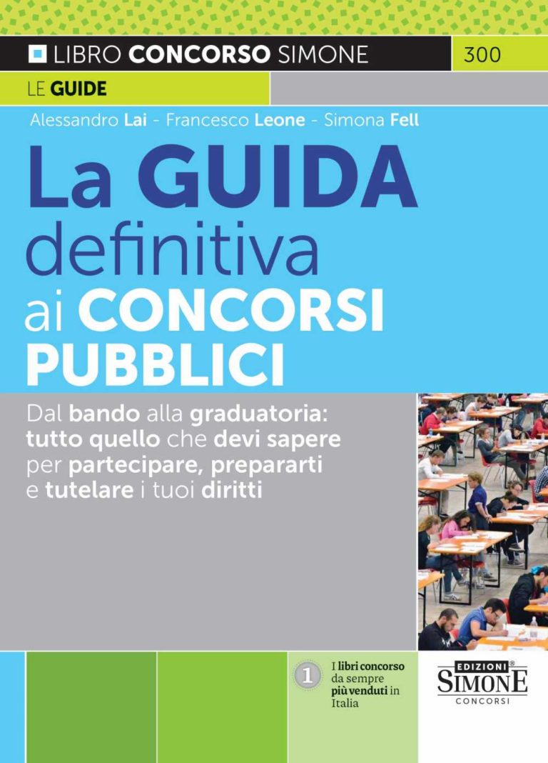 la guida definitiva ai concorsi pubblici Edizioni Simone