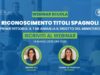 Immagine del webinar, Riconoscimento titoli spagnoli, prima vittoria il Tar annulla il rigetto del Ministero