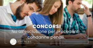 condanne penali, ragazzi che stanno partecipanno a un concorsi