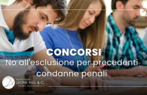 condanne penali, ragazzi che stanno partecipanno a un concorsi