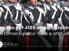 4189 allievi carabinieri, carabinieri schierati