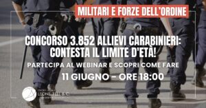 3.852 allievi carabinieri