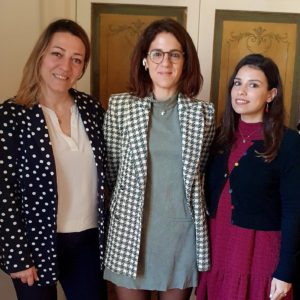 Gli avvocati Margherita Piscitello, Simona Fell e Marta Di Caccamo