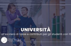 Università, sì all’esonero di tasse e contributi per gli studenti con 104