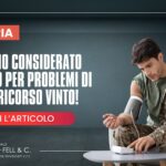 Ricorso problemi salute esercito