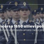 Concorso 1650 allievi polizia