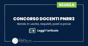 Concorso Docenti PNRR3