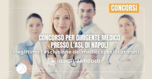 concorso asl napoli illegittima esclusione