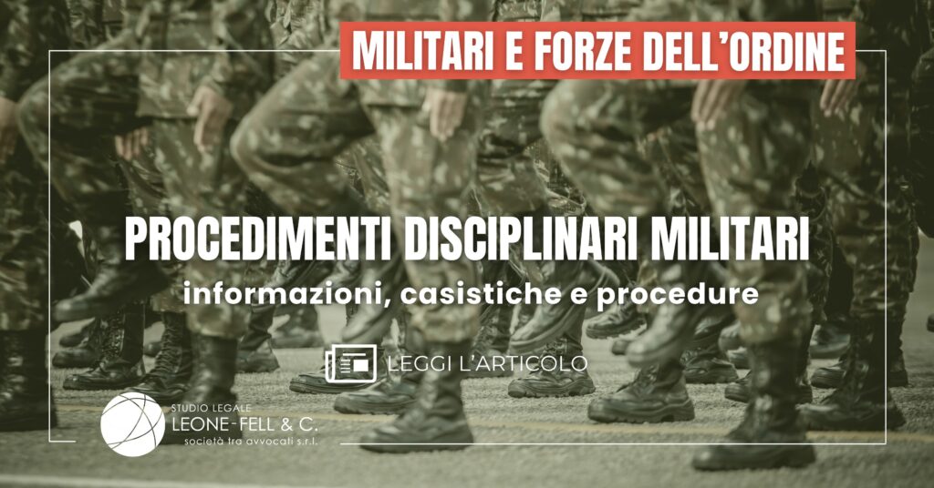 procedimento disciplinare militare