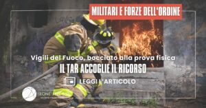 vigili del fuoco, vittoria esclusione prova scritta