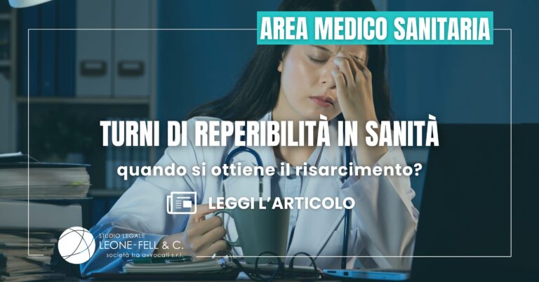 reperibilità sanità risarcimento