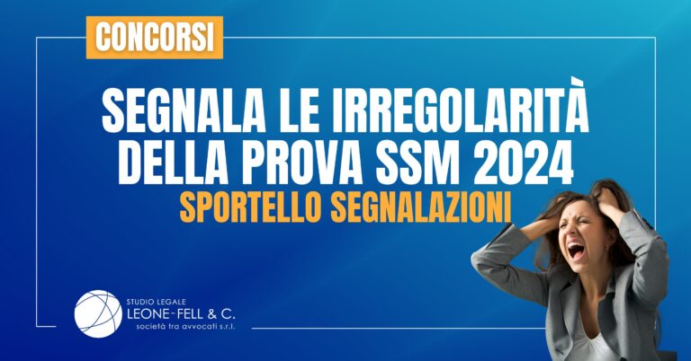 ssm irregolarità