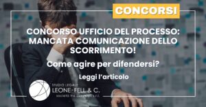 ufficio processo scorrimento
