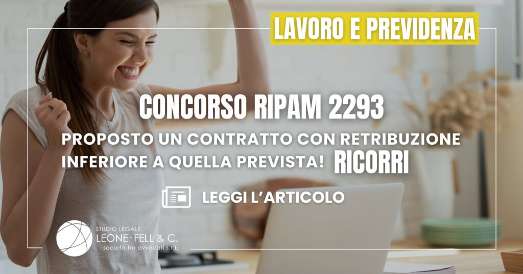 ripam 2293 ricorso