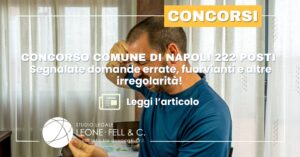 concorso napoli 222