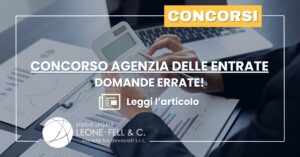domande errate agenzia entrate