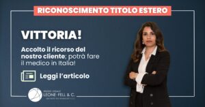 riconoscimento titolo estero