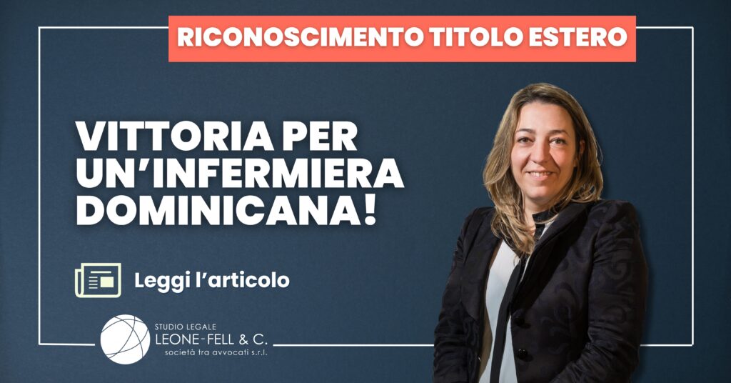 riconoscimento titolo estero