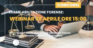 Esame avvocato e abilitazione forense