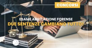 abilitazione forense ricorso