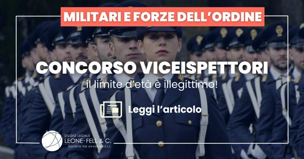 limite età vice ispettori