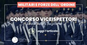 limite età vice ispettori