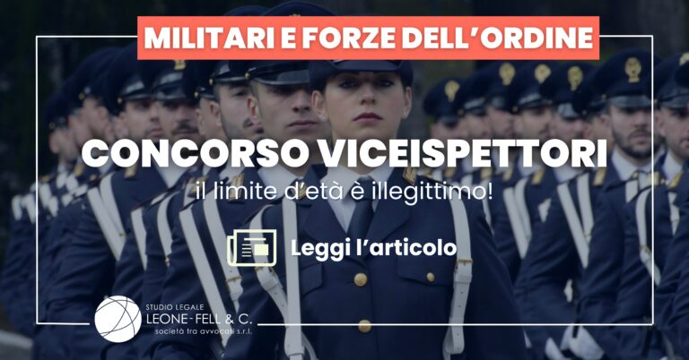limite età vice ispettori