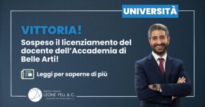 ricorso belle arti