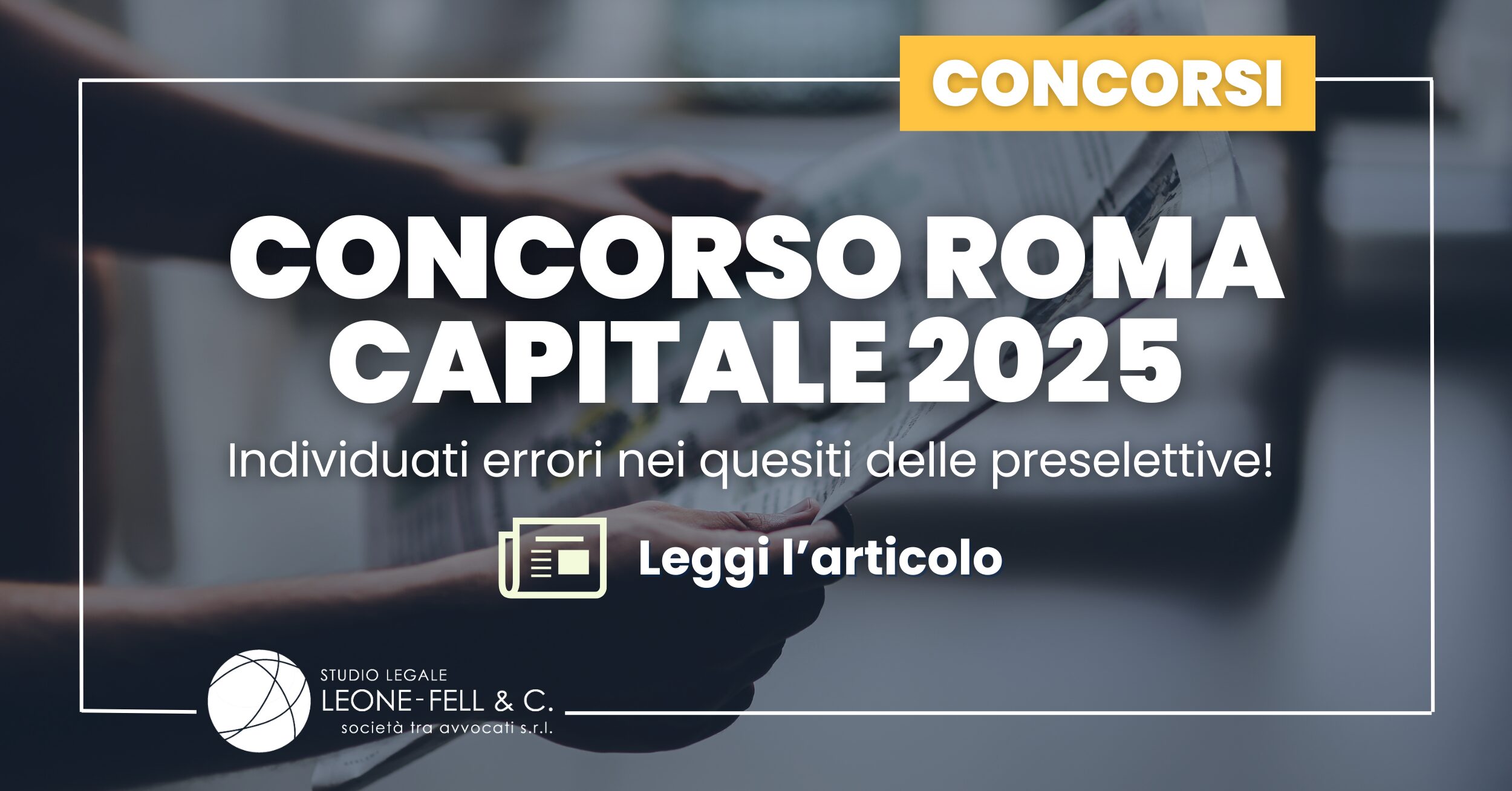 Errori Concorso Roma Capitale