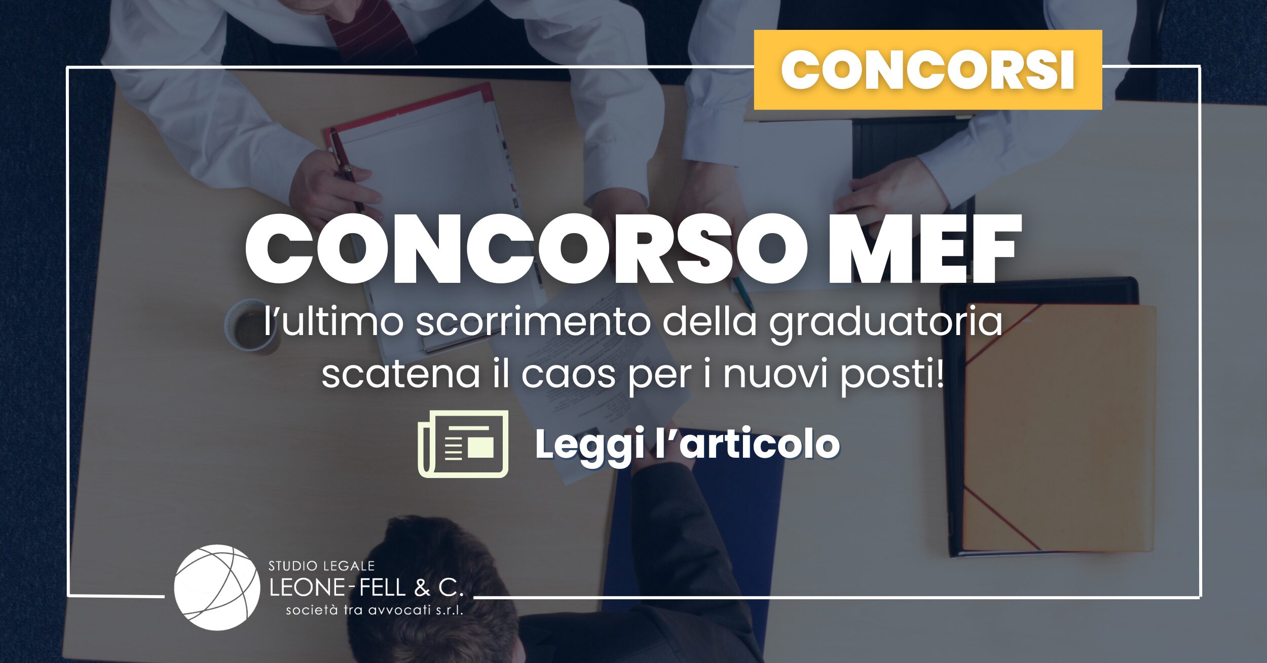 mef scorrimento graduatoria