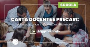 carta docente ricorso